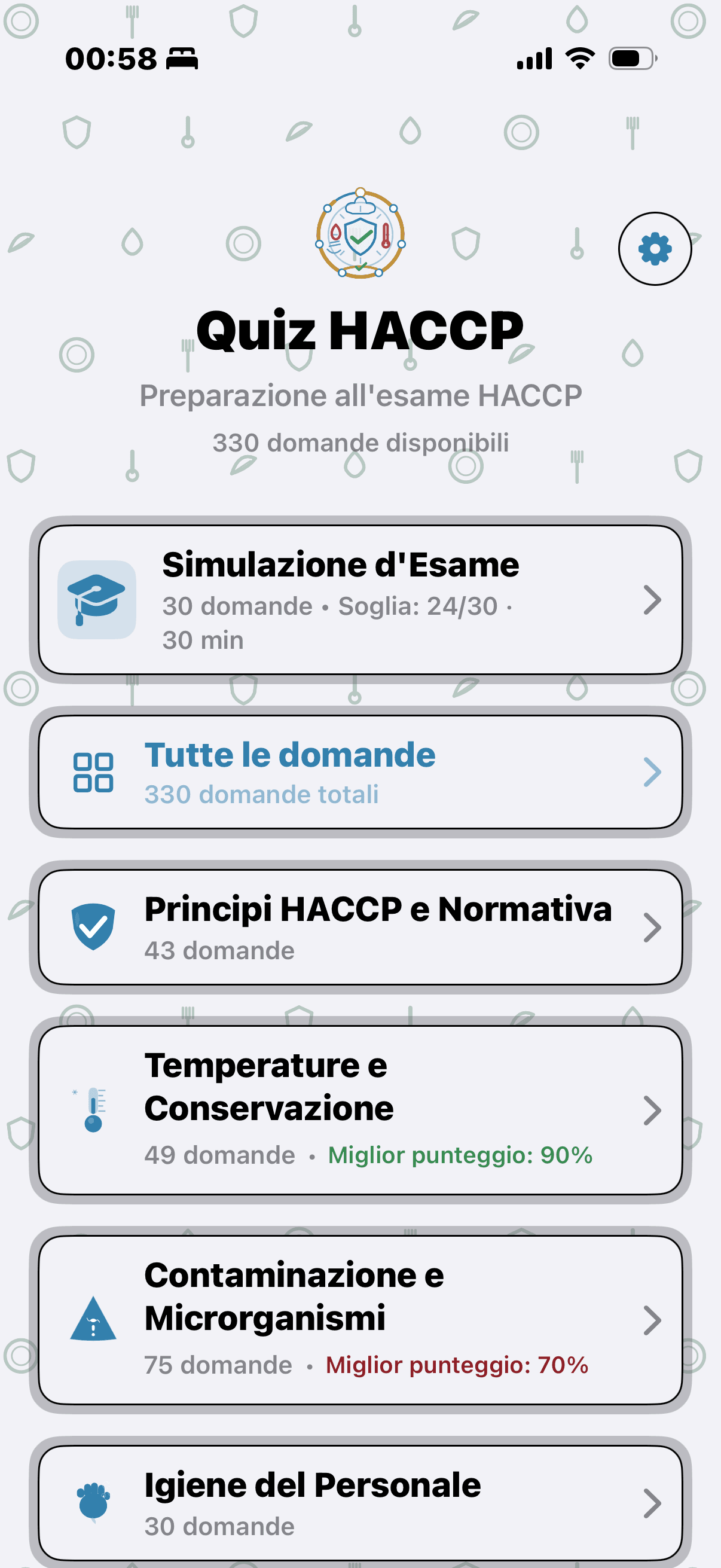 Quiz HACCP 1