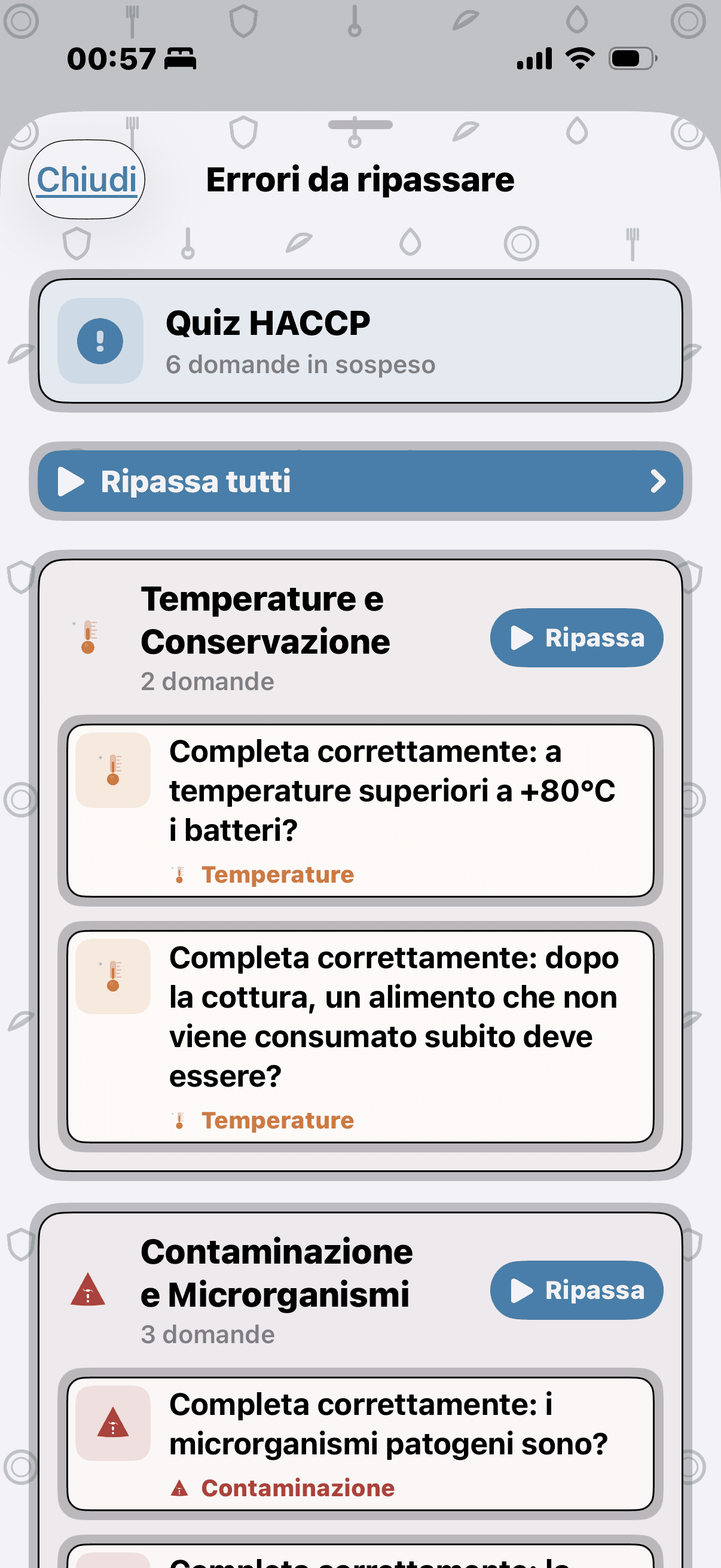 Quiz HACCP 3