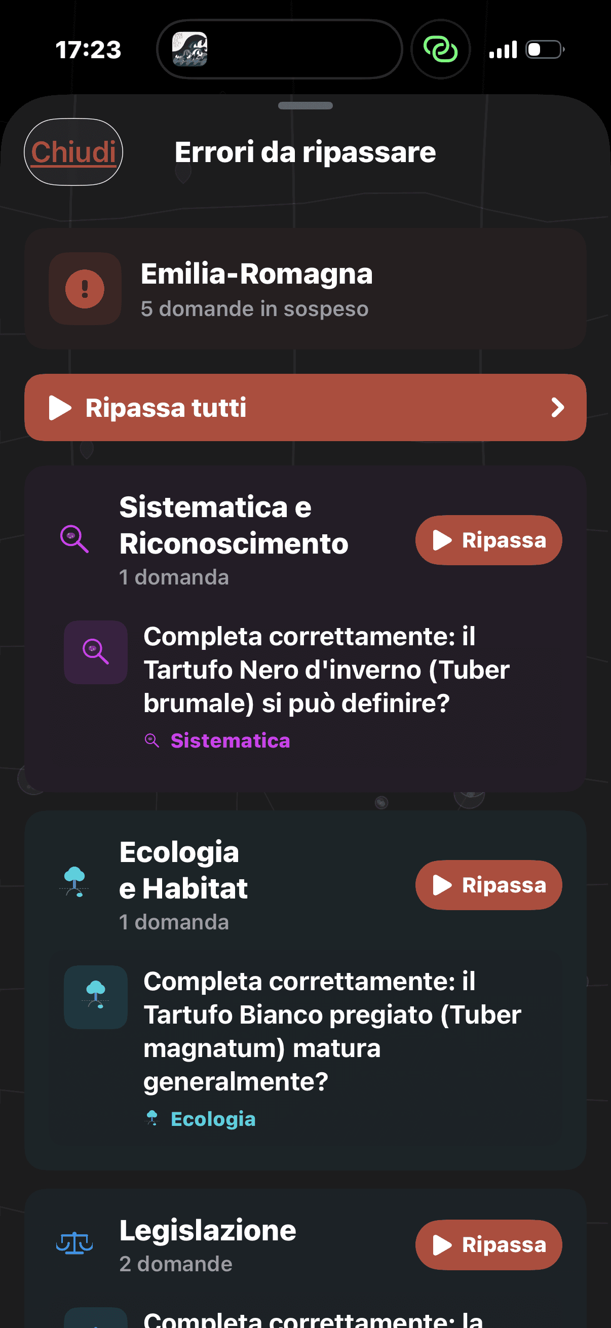 Quiz Tartufi 6